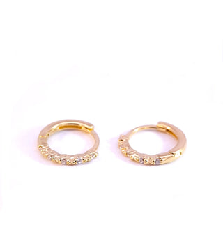 Rose Marie Paris - Hoop Stone Covered - Gold