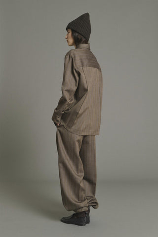 SOEUR - PRE-ORDER Lisbonne Shirt - Marron/Parme