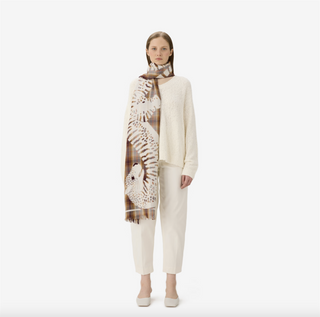 INOUI - Scarf 3D Panteo 70 - Beige