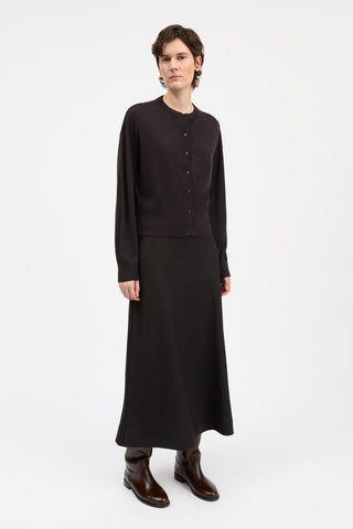 SKALL - Amara Cardigan - Dark Brown