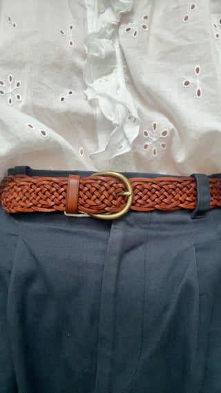 DRAGON DIFFUSION - London Wire Belt - Tan