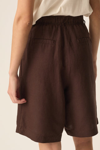 DES PETITS HAUTS - Tahiniri Bermuda Shorts - Terre