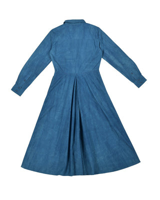 OSHADI - Virakh Shirt Dress - Indigo