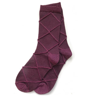 Pico Copenhagen - Diamond Socks - Bordeaux