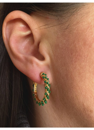 Pico Copenhagen - Akoya Earrings - Green