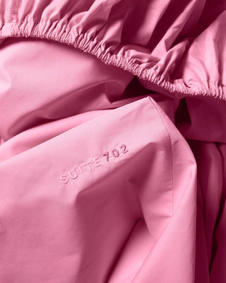 SUITE702 - Fitted Sheet 180x200 - Pink Candy