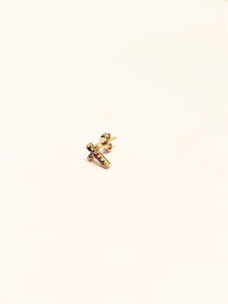 Rose Marie Paris - Stud Cross Multicolour - Gold