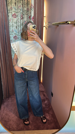 ISABEL MARANT ÈTOILE - Odyle Tee Shirt - Ecru