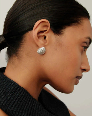 MISSOMA - Baya Dome Stud Earrings - Silver