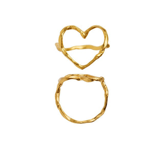 STINE A - Funky Heart Ring