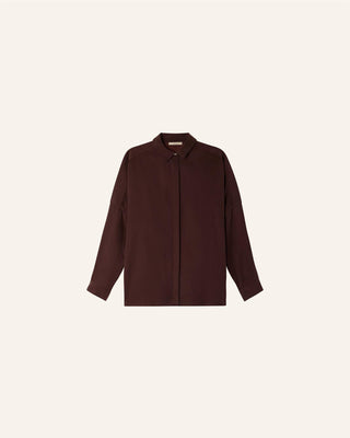 SESSÙN - Lady D Shirt - Moka