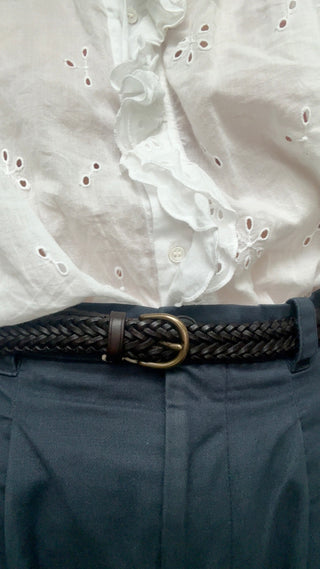 DRAGON DIFFUSION - Belt Polo Tip - Dark Brown