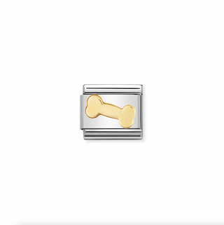 Nomination - LINK 18k gold bone