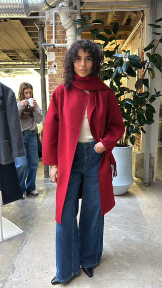 VANESSA BRUNO - Helie Coat - Cerise