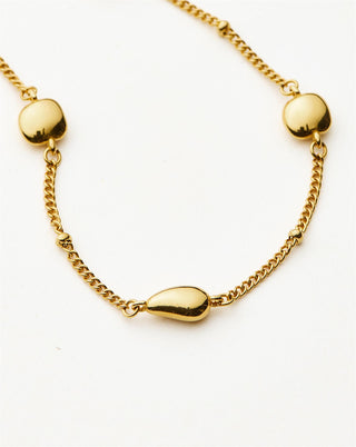 MISSOMA - Molten Teardrop Multi Charm Bracelet - Gold