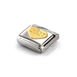 Nomination - Link SYMBOLS steel 18k gold 2017 HEART