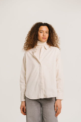 SACRÉCOEUR - June Corduroy Shirt - Ecru