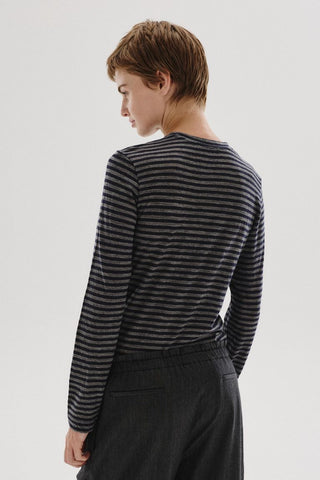 POMANDÈRE - Sweater Long Arm - Navy Blue