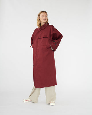 AF Agger - Water Resistant Coat - Burgundy