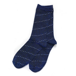 Pico Copenhagen - Dot Stripe Socks - Midnight