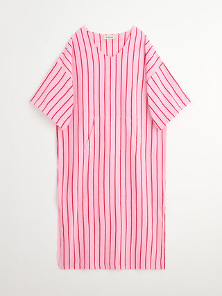 BONGUSTA - Naram Kaftan Dress - Baby Pink & Ski Patrol