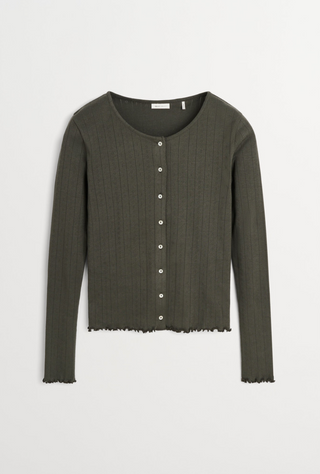 SKALL - PRE-ORDER Edie Cardigan - Dark Green