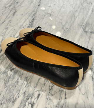 Lolo Ballerina - Coco Suede - Nero/Vanilla