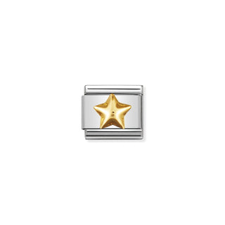 Nomination - Link FUN 18k gold Raised star