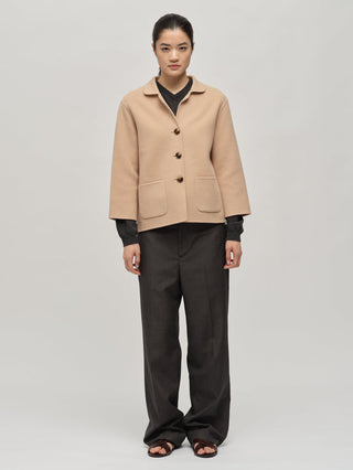 People's Republic Of Cashmere - Women's Overshirt Jacket - Camel