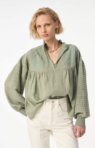 VANESSA BRUNO - Dahlia Blouse - Amande