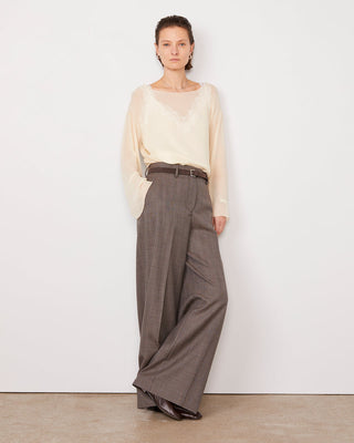 Officine Générale - Rosa Pant - Coffee/Cream