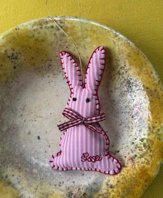 SISSEL EDELBO - Bonnie Ornament - Pink Stripes
