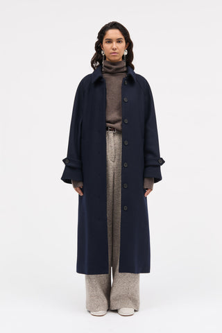 MKDT STUDIO - Caro Two Layered Wool - Dark Navy