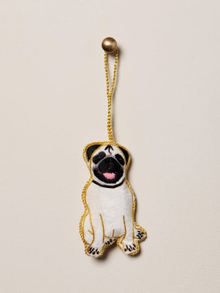 CHEHOMA - Hanging Hand Embroidered Pug