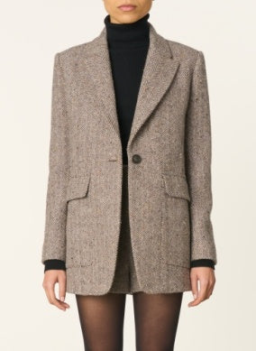 VANESSA BRUNO - Floea Jacket - Marron Chine (pre-order)