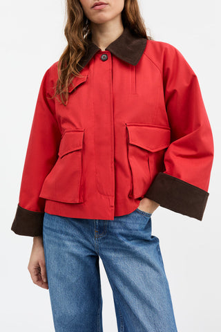 SKALL - Gaby City Jacket - Aurora Red