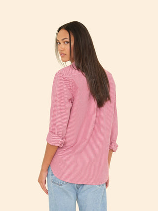 XIRENA - Beau Shirt - Ruby Red