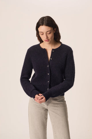 DES PETITS HAUTS - Cumin Cardigan - Marine