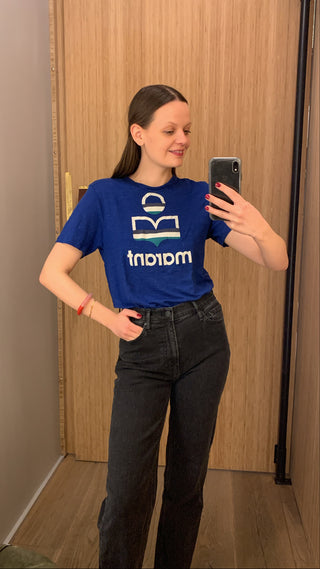 ISABEL MARANT ÈTOILE - Zewel Tee Shirt - Blue