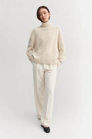 ALMADA LABEL - Pre-Order Nola Turtleneck Sweater - Vanilla