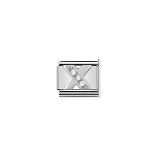 Nomination - Link LETTER 925 sterling silver X