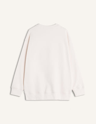 MAISON KITSUNÉ - Baby Fox Oversize Sweatshirt - Mauve