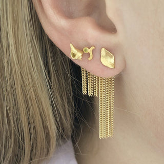 STINE A - Petit Ile De L'Amour Earring - Gold