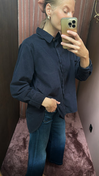 SACRÉCOEUR - June Corduroy Shirt - Navy
