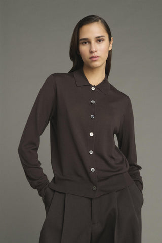SOEUR - PRE-ORDER Hailey Cardigan - Chocolat