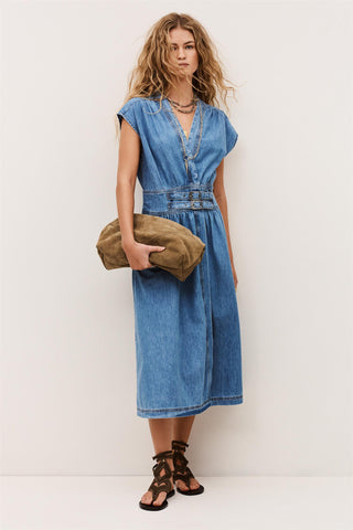 BA&SH - Love Dress - Light Blue