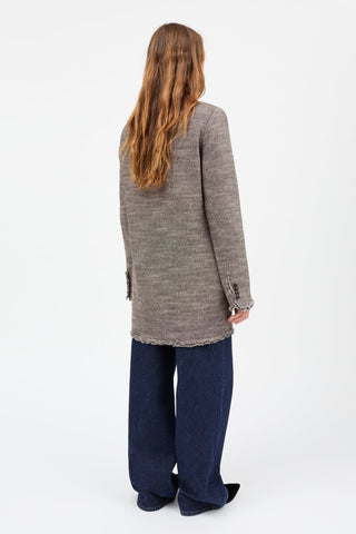 SKALL - Rosa Blazer - Brown/Ecru