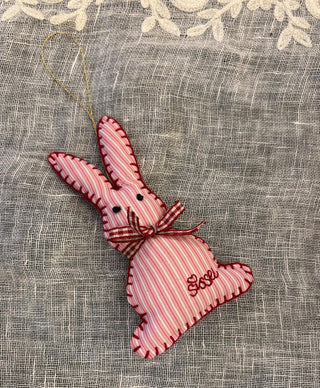 SISSEL EDELBO - Bonnie Ornament - Pink Stripes