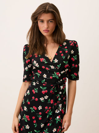 Rouje - Gabinette Dress - Cherry Baby Noir
