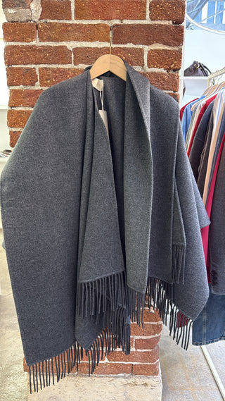 VANESSA BRUNO - Hope Cape - Anthracite Chine